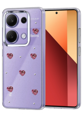 Newface Xiaomi Redmi Note 13 Pro 4G Fiyonk Desenli Kapak - Desen 7 resmi