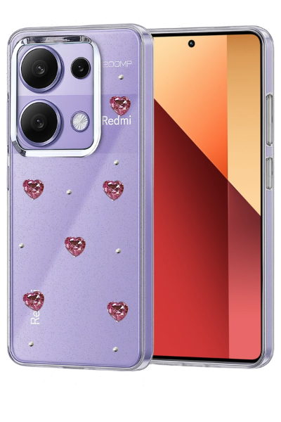 Newface Xiaomi Redmi Note 13 Pro 4G Fiyonk Desenli Kapak - Desen 7 resmi