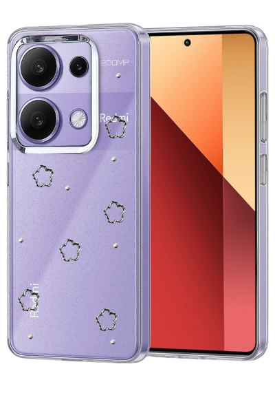 Newface Xiaomi Redmi Note 13 Pro 4G Fiyonk Desenli Kapak - Desen 8 resmi