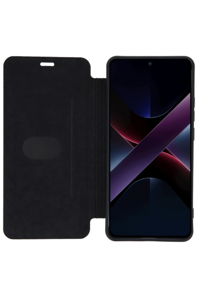 Newface Xiaomi Poco X7 Pro Kılıf Flip Cover - Siyah resmi