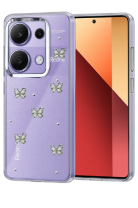 Newface Xiaomi Redmi Note 13 Pro 4G Fiyonk Desenli Kapak - Desen 9 resmi