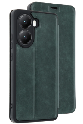 Newface Xiaomi Poco X7 Pro Kılıf Flip Cover - Koyu Yeşil resmi
