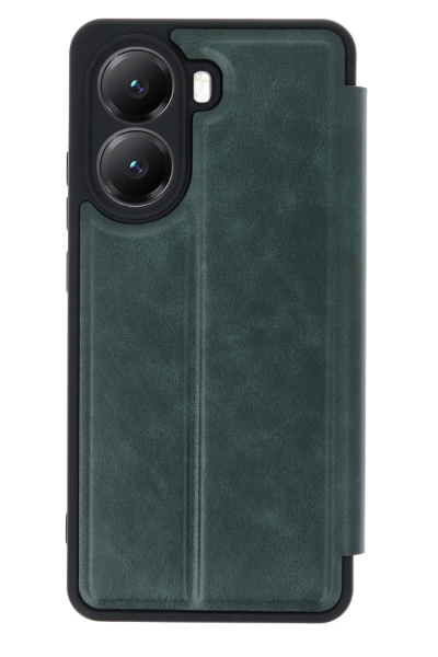 Newface Xiaomi Poco X7 Pro Kılıf Flip Cover - Koyu Yeşil resmi