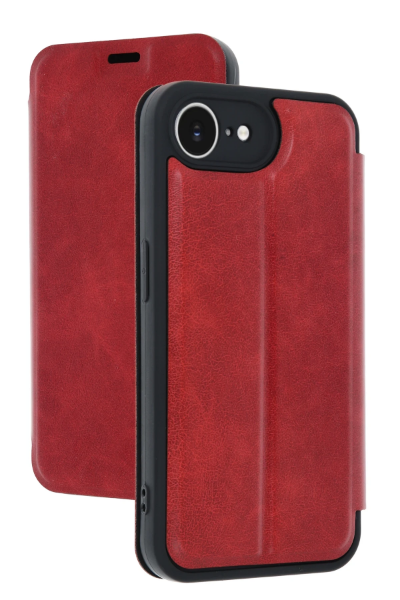 Newface iPhone 16E Kılıf Flip Cover - Kırmızı resmi