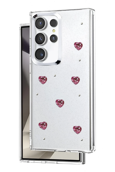 Newface Samsung Galaxy S23 Ultra Fiyonk Desenli Kapak - Desen 7 resmi