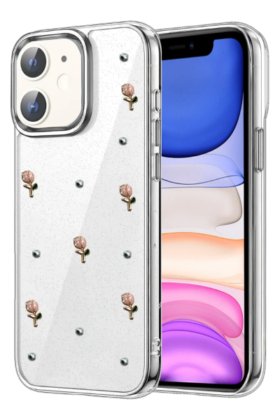 Newface Apple iPhone 11 Fiyonk Desenli Kapak - Desen 6 resmi