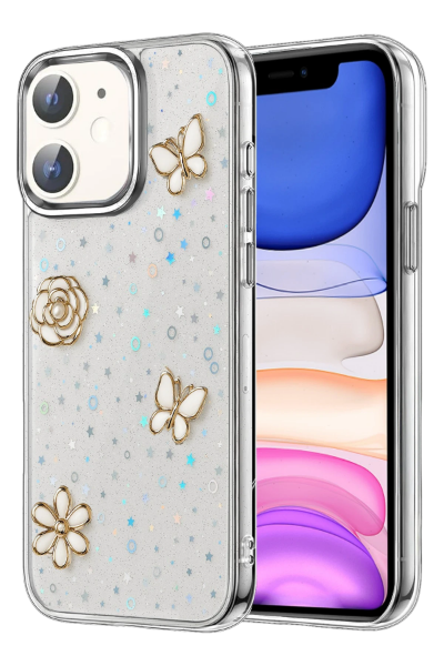 Newface Apple iPhone 11 Fiyonk Desenli Kapak - Desen 10 resmi