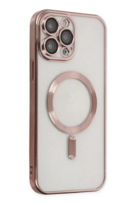 Newface iPhone 13 Pro Max Kılıf Kross Magneticsafe Kapak - Rose resmi