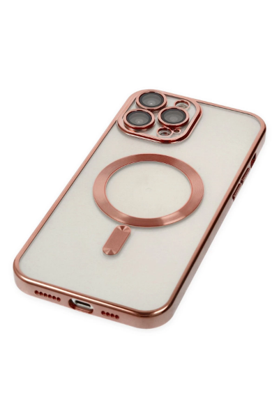 Newface iPhone 13 Pro Max Kılıf Kross Magneticsafe Kapak - Rose resmi