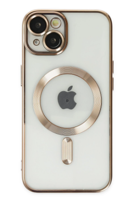 Newface iPhone 14 Kılıf Kross Magneticsafe Kapak - Gold resmi