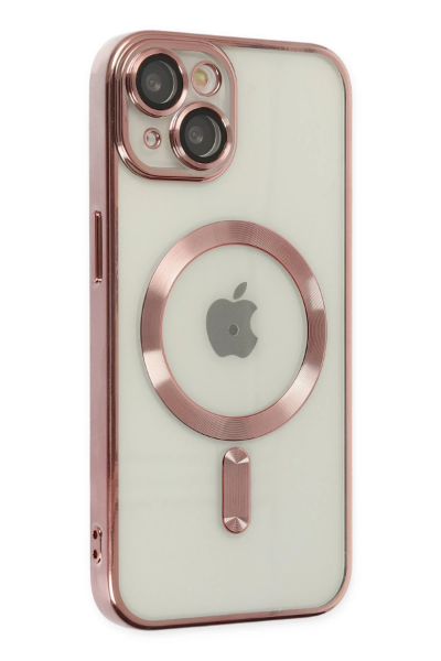 Newface iPhone 14 Kılıf Kross Magneticsafe Kapak - Rose resmi