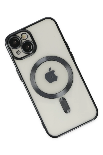 Newface iPhone 14 Plus Kılıf Kross Magneticsafe Kapak - Siyah resmi