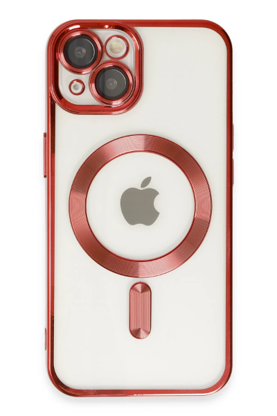 Newface iPhone 14 Plus Kılıf Kross Magneticsafe Kapak - Kırmızı resmi