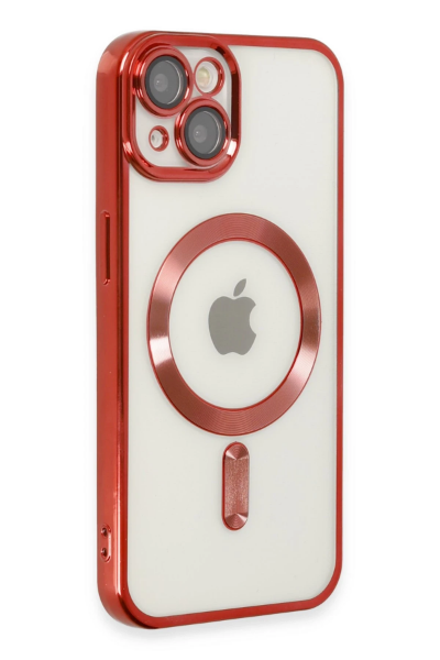 Newface iPhone 14 Plus Kılıf Kross Magneticsafe Kapak - Kırmızı resmi