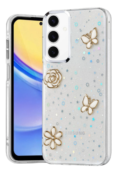 Newface Samsung Galaxy A14 4G Fiyonk Desenli Kapak - Desen 10 resmi
