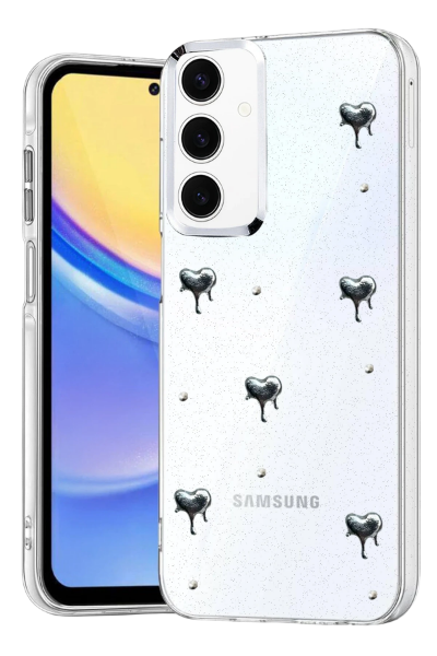 Newface Samsung Galaxy A15 4G Fiyonk Desenli Kapak - Desen 3 resmi