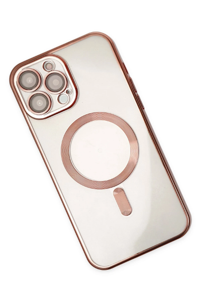 Newface iPhone 14 Pro Kılıf Kross Magneticsafe Kapak - Rose resmi
