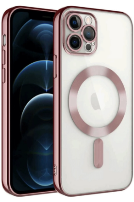 Newface iPhone 14 Pro Max Kılıf Kross Magneticsafe Kapak - Rose resmi