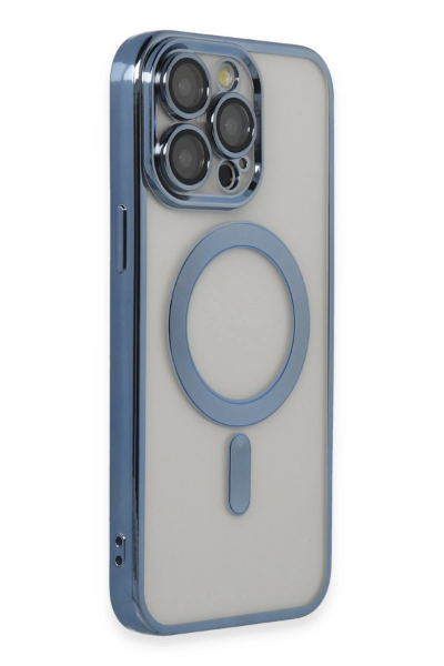 Newface iPhone 14 Pro Max Kılıf Kross Magneticsafe Kapak - Sierra Blue resmi