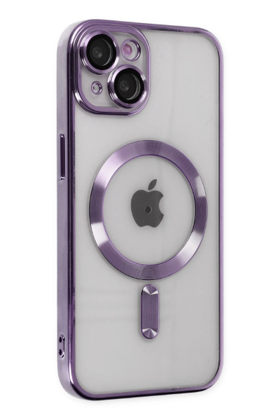 Newface iPhone 14 Kılıf Kross Magneticsafe Kapak - Mor resmi