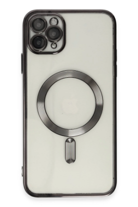 Newface iPhone 11 Pro Kılıf Kross Magneticsafe Kapak - Siyah resmi