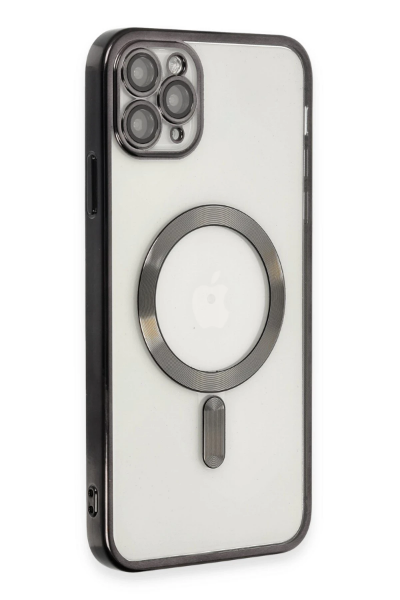 Newface iPhone 11 Pro Kılıf Kross Magneticsafe Kapak - Siyah resmi