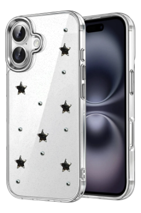 Newface Apple iPhone 16 Fiyonk Desenli Kapak - Desen 4 resmi