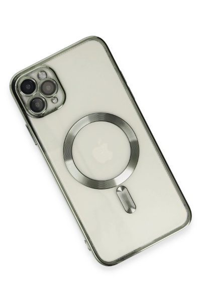 Newface iPhone 11 Pro Kılıf Kross Magneticsafe Kapak - Koyu Yeşil resmi