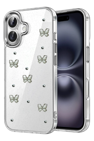 Newface Apple iPhone 16 Fiyonk Desenli Kapak - Desen 9 resmi