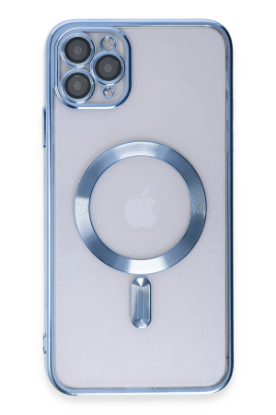 Newface iPhone 11 Pro Kılıf Kross Magneticsafe Kapak - Sierra Blue resmi