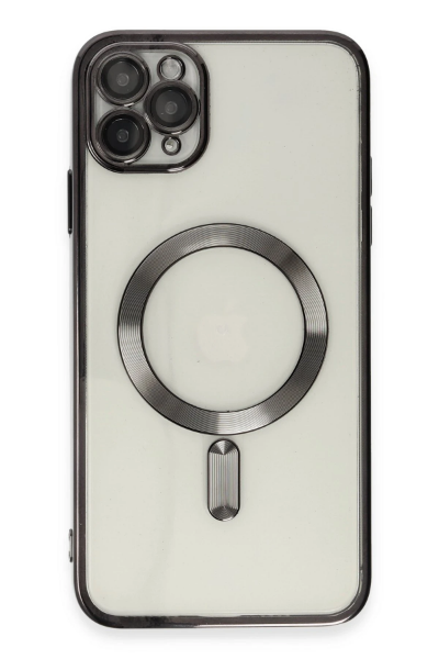 Newface iPhone 11 Pro Max Kılıf Kross Magneticsafe Kapak - Siyah resmi