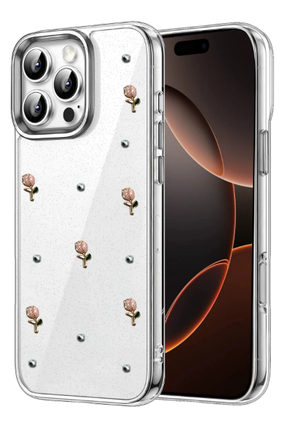 Newface Apple iPhone 16 Pro Fiyonk Desenli Kapak - Desen 6 resmi