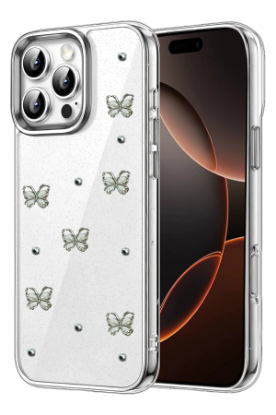 Newface Apple iPhone 16 Pro Fiyonk Desenli Kapak - Desen 9 resmi