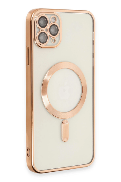 Newface iPhone 11 Pro Max Kılıf Kross Magneticsafe Kapak - Rose resmi