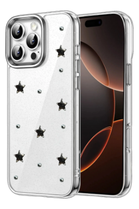 Newface Apple iPhone 16 Pro Max Fiyonk Desenli Kapak - Desen 4 resmi