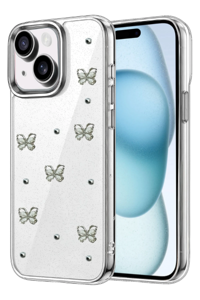Newface Apple iPhone 14 Fiyonk Desenli Kapak - Desen 9 resmi