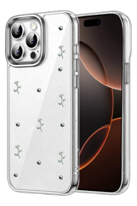 Newface Apple iPhone 14 Pro Max Fiyonk Desenli Kapak - Desen 2 resmi