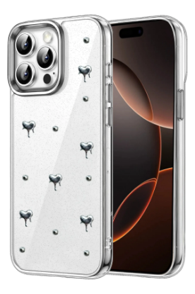 Newface Apple iPhone 14 Pro Max Fiyonk Desenli Kapak - Desen 3 resmi