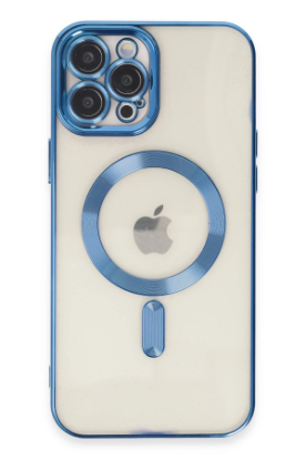 Newface iPhone 12 Pro Max Kılıf Kross Magneticsafe Kapak - Sierra Blue resmi