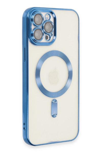 Newface iPhone 12 Pro Max Kılıf Kross Magneticsafe Kapak - Sierra Blue resmi