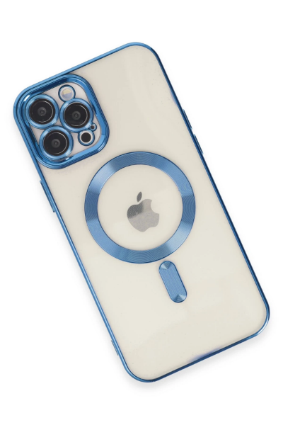 Newface iPhone 12 Pro Max Kılıf Kross Magneticsafe Kapak - Sierra Blue resmi