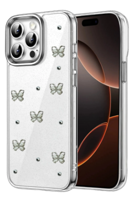 Newface Apple iPhone 14 Pro Max Fiyonk Desenli Kapak - Desen 9 resmi