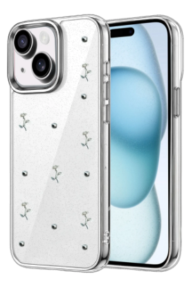 Newface Apple iPhone 15 Fiyonk Desenli Kapak - Desen 2 resmi