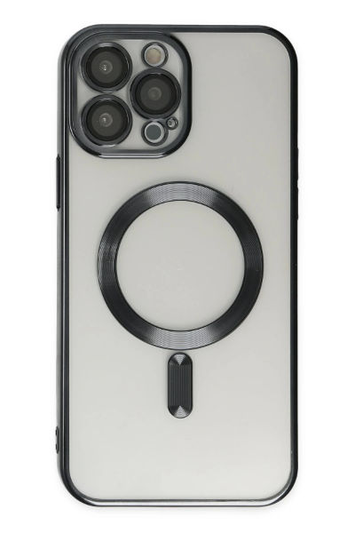 Newface iPhone 13 Pro Kılıf Kross Magneticsafe Kapak - Siyah resmi