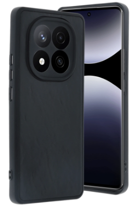 Newface Xiaomi Redmi Note 14 Pro 5G Kılıf Aras Deri Kapak - Siyah resmi