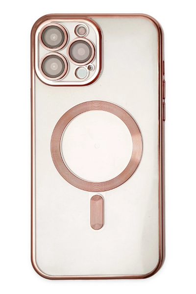 Newface iPhone 13 Pro Kılıf Kross Magneticsafe Kapak - Rose resmi