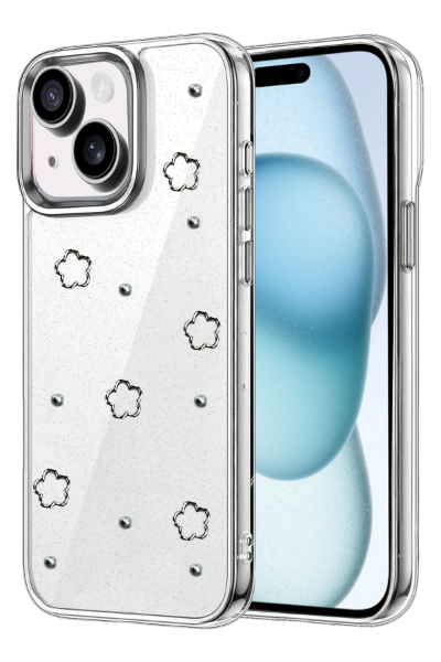 Newface Apple iPhone 15 Fiyonk Desenli Kapak - Desen 8 resmi