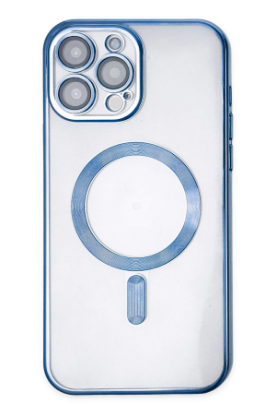 Newface iPhone 13 Pro Kılıf Kross Magneticsafe Kapak - Sierra Blue resmi