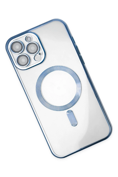 Newface iPhone 13 Pro Kılıf Kross Magneticsafe Kapak - Sierra Blue resmi