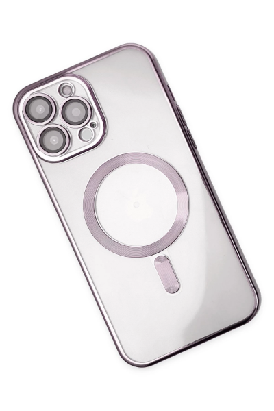 Newface iPhone 13 Pro Kılıf Kross Magneticsafe Kapak - Mor resmi